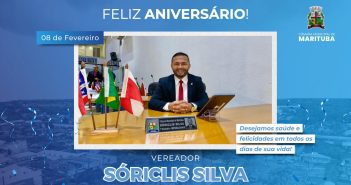 Hoje é dia de parabenizar o Vereador e 1° Secretário, Sóriclis Silva
